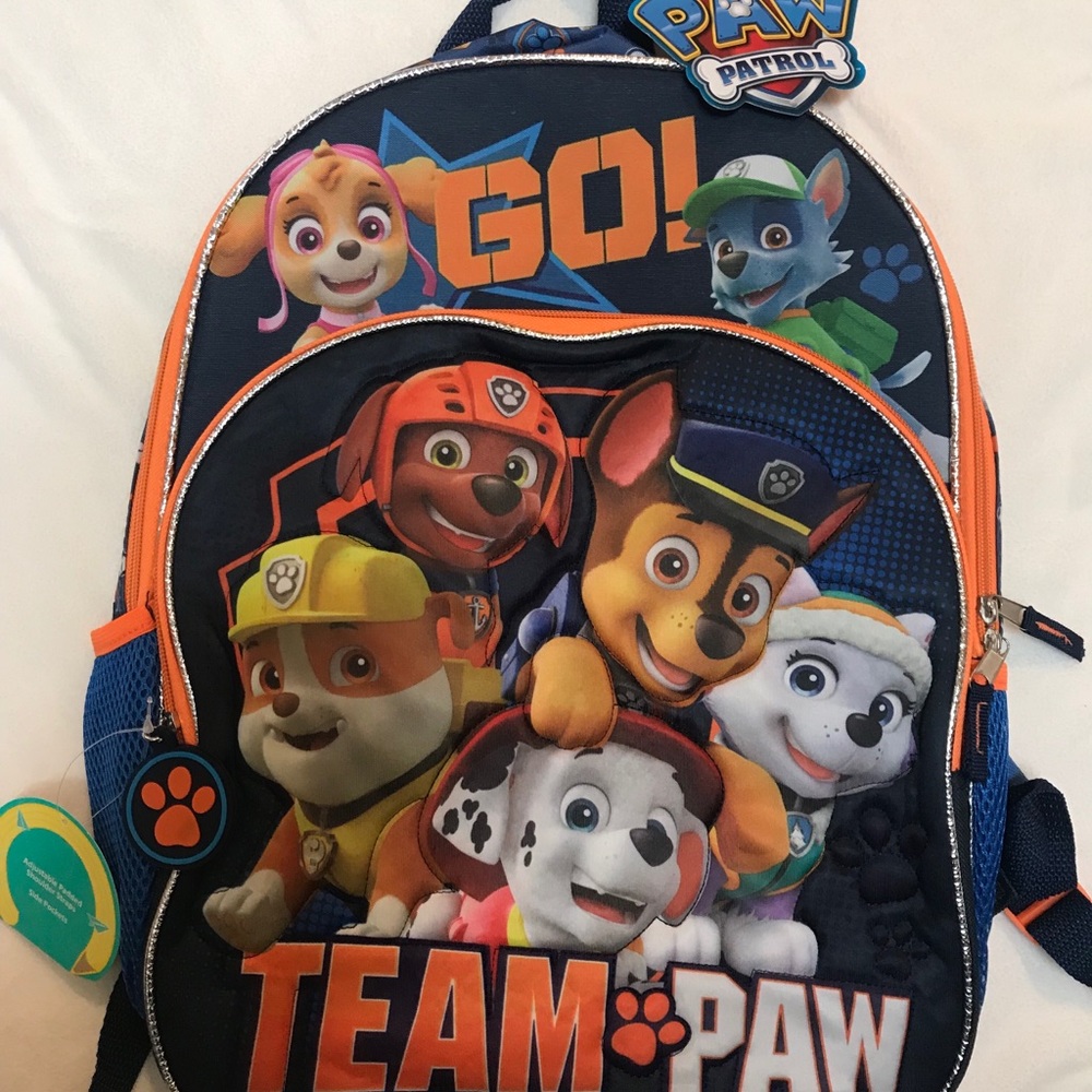 Paw patrol backpack NWT